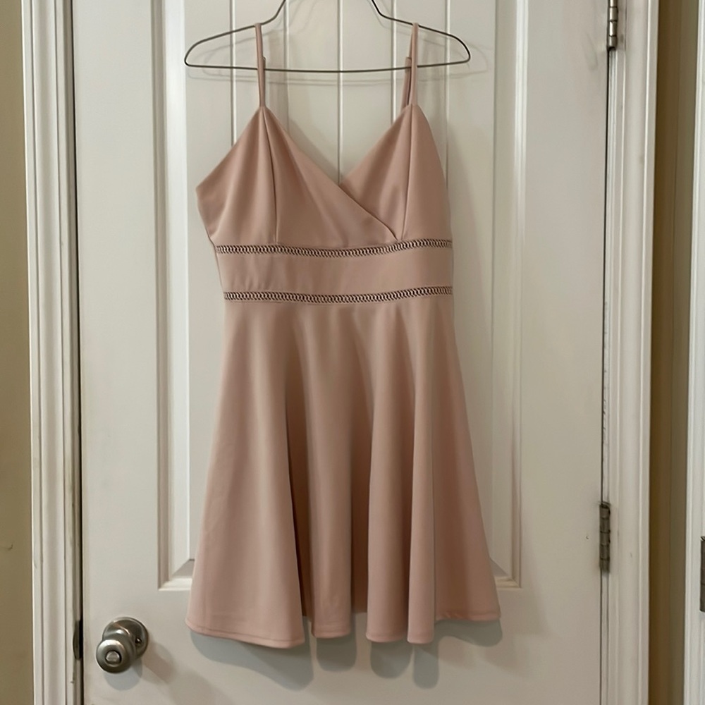 Ladies soft pink spaghetti straps dress size XL
